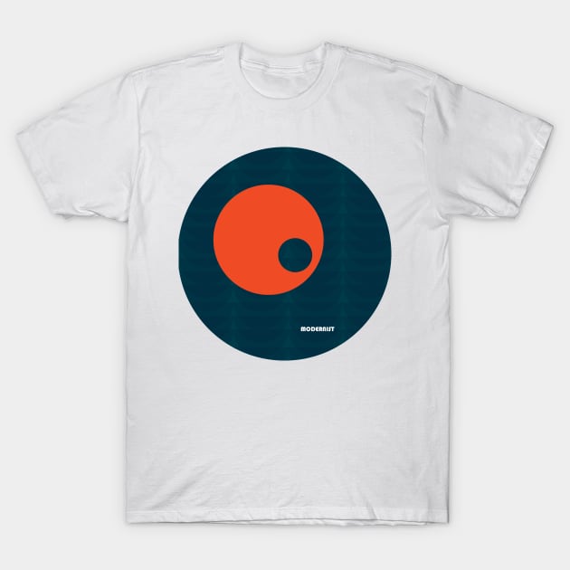 Modernist Circle T-Shirt by modernistdesign